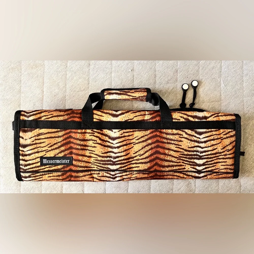 MESSERMEISTER 8 Pocket Heavy Duty Nylon Padded Knife Travel Roll Bag Orig $60